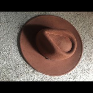 Caramel Wool Rancher Hat w/ Chocolate Ribbon